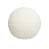 Boba Cream Vegan Shearling 14" Pillow Model: TOV-C68976